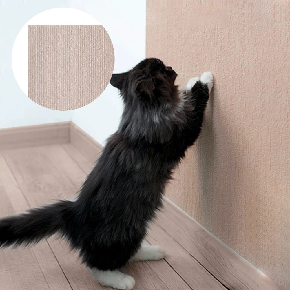 Anti Cat Scratch Sofa Cat Crawling Mat DIY Cat Scratching Post Sofa Protection Self-adhesive Carpet Cats Scratch Board Cats Toys