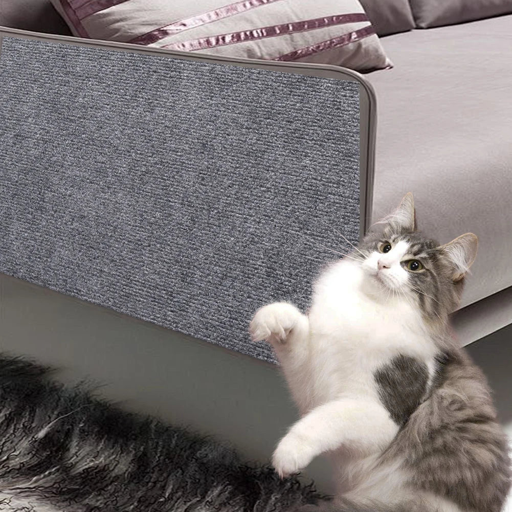 Anti Cat Scratch Sofa Cat Crawling Mat DIY Cat Scratching Post Sofa Protection Self-adhesive Carpet Cats Scratch Board Cats Toys