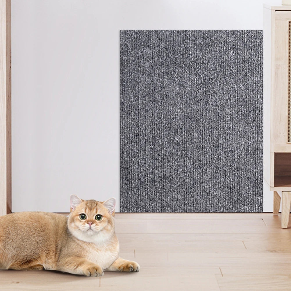 Anti Cat Scratch Sofa Cat Crawling Mat DIY Cat Scratching Post Sofa Protection Self-adhesive Carpet Cats Scratch Board Cats Toys