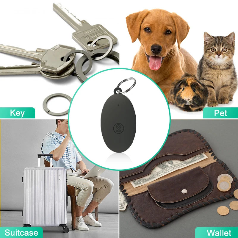 Cat Dog Tracking Loss Prevention Locator,Waterproof Device Tool Pet GPS Locator For Finding Objects Kids Children Wallet Luggage